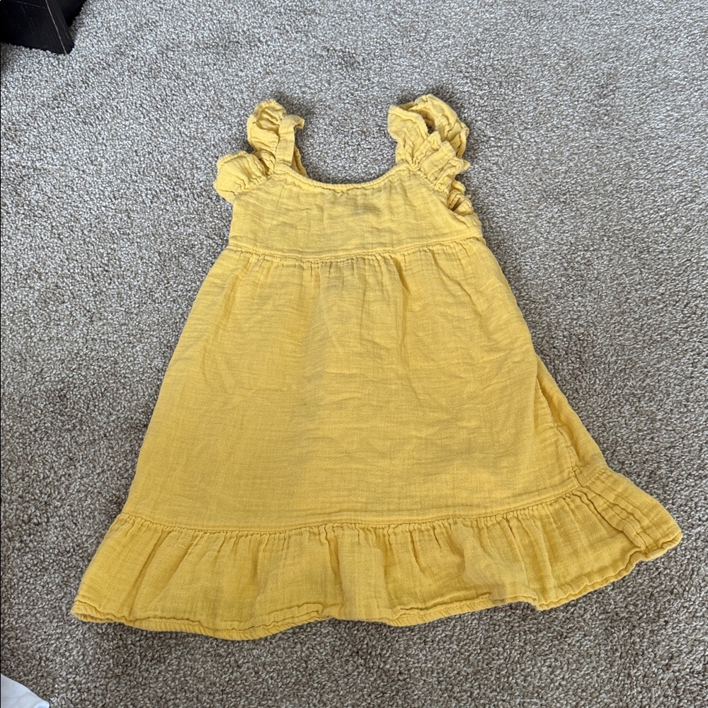 Cat & Jack Yellow Ruffle Sundress